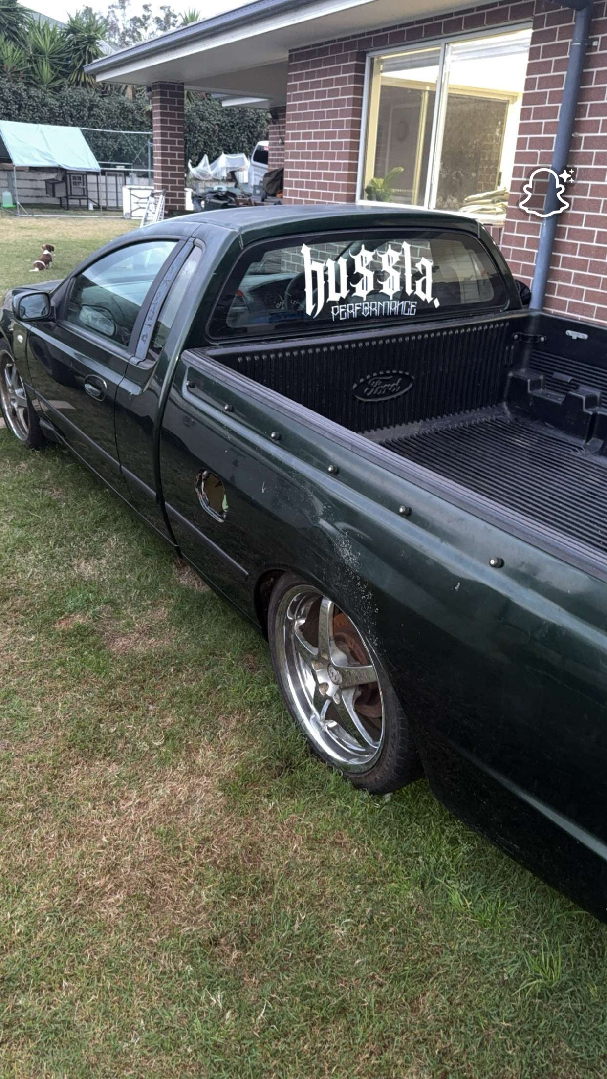 BIG "OG HUSSLA" STICKER - WHITE