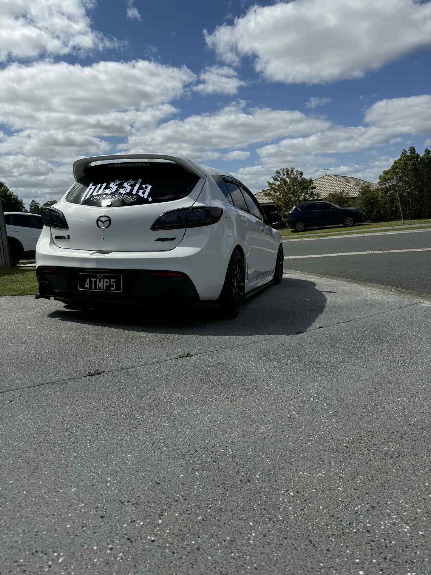 BIG "OG HUSSLA" STICKER - WHITE